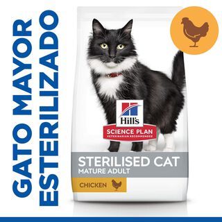 Hill's Mature Adult Science Plan Sterilised Frango ração para gatos